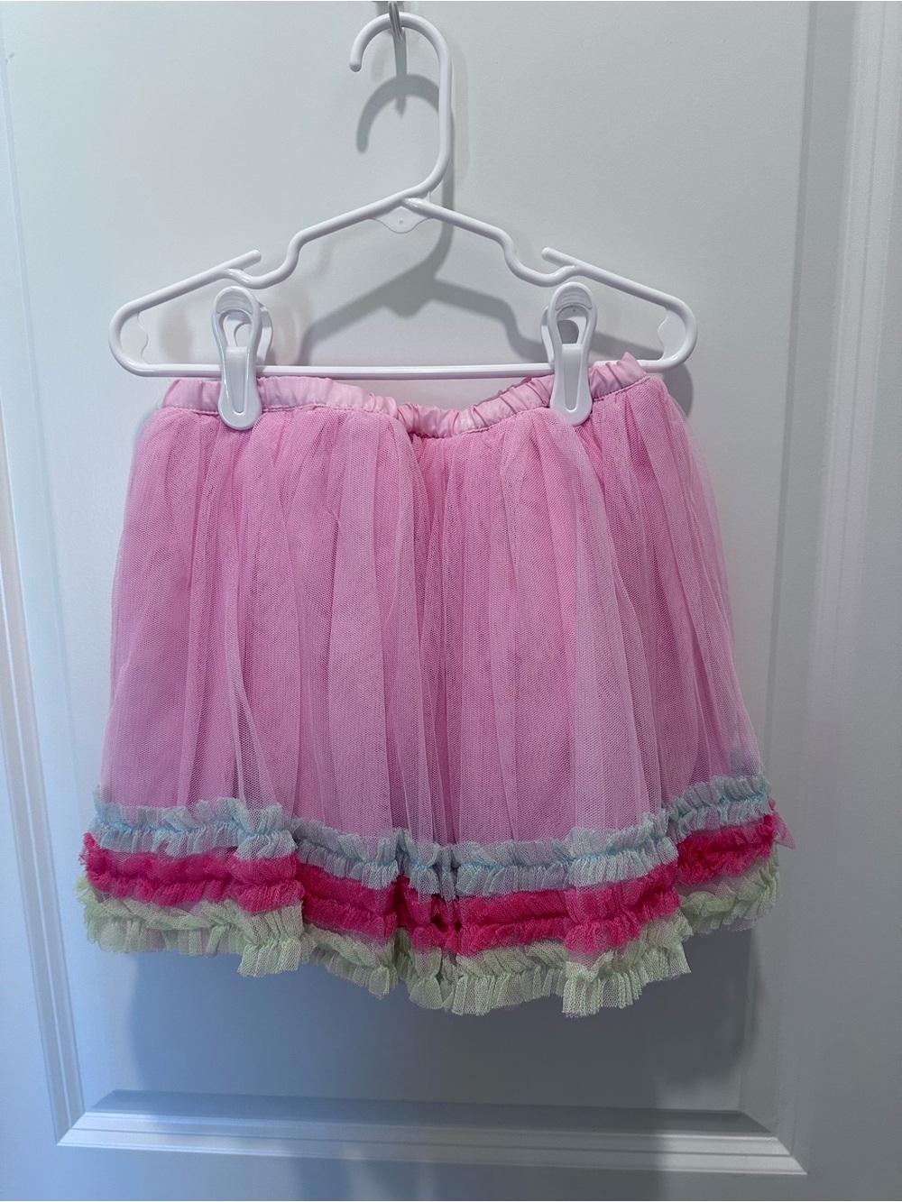 Gymboree Pink Tulle Birthday Skirt with Ruffle Trim